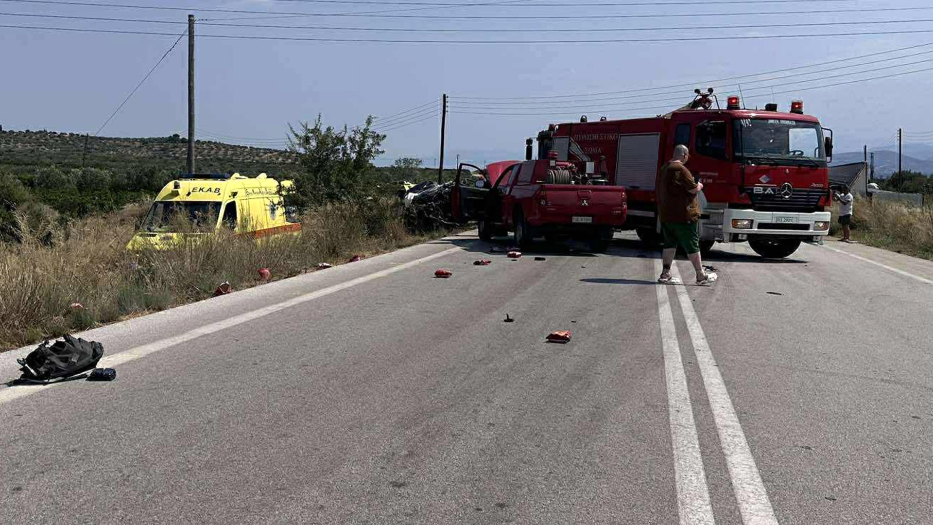 Κατερίνη:-Νεκρή-9χρονη-σε-τροχαίο-–-Το-ΙΧ.-προσέκρουσε-σε-δέντρο