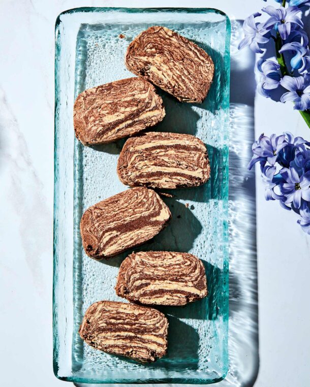 Χαλβάς-σπιτικός,-ταχινένιος,-βανίλια-–-σοκολάτα