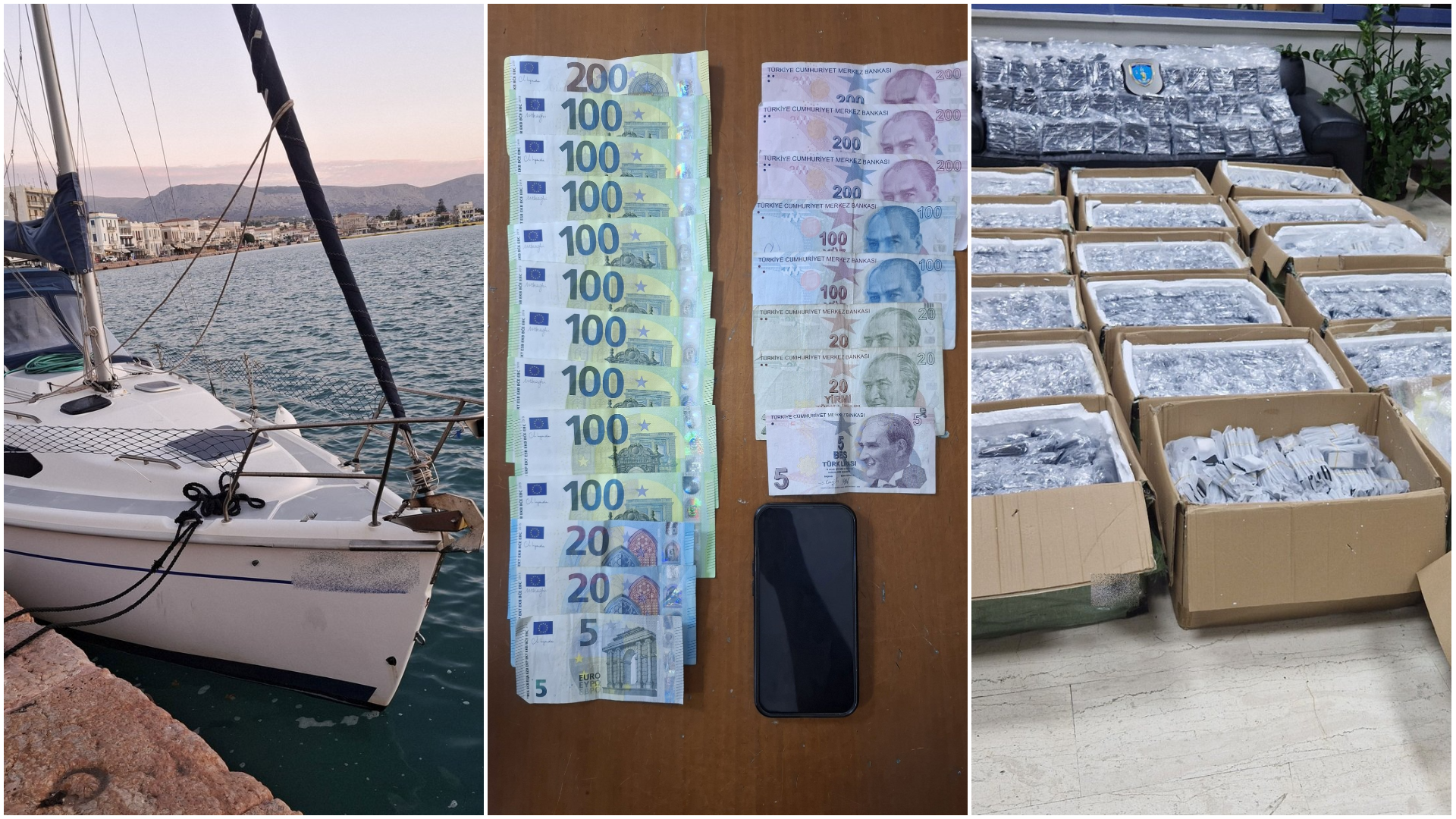 Χίος:-Συνελήφθησαν-2-Τούρκοι-για-λαθρεμπόριο-–-Κατασχέθηκαν-12500-κινητά-αξίας-695.000-ευρώ