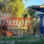 Πάτρα:-Φωτιά-δίπλα-στις-γραμμές-του-Προαστιακού