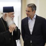 Συνάντηση-Μητσοτάκη-–-Ιερωνύμου-στο-Μαξίμου
