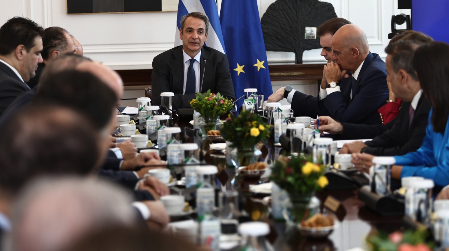 Η-ατζέντα-του-υπουργικού-Συμβουλίου-–-Ομιλία-Μητσοτάκη-στο-υπουργείο-Αμυνας