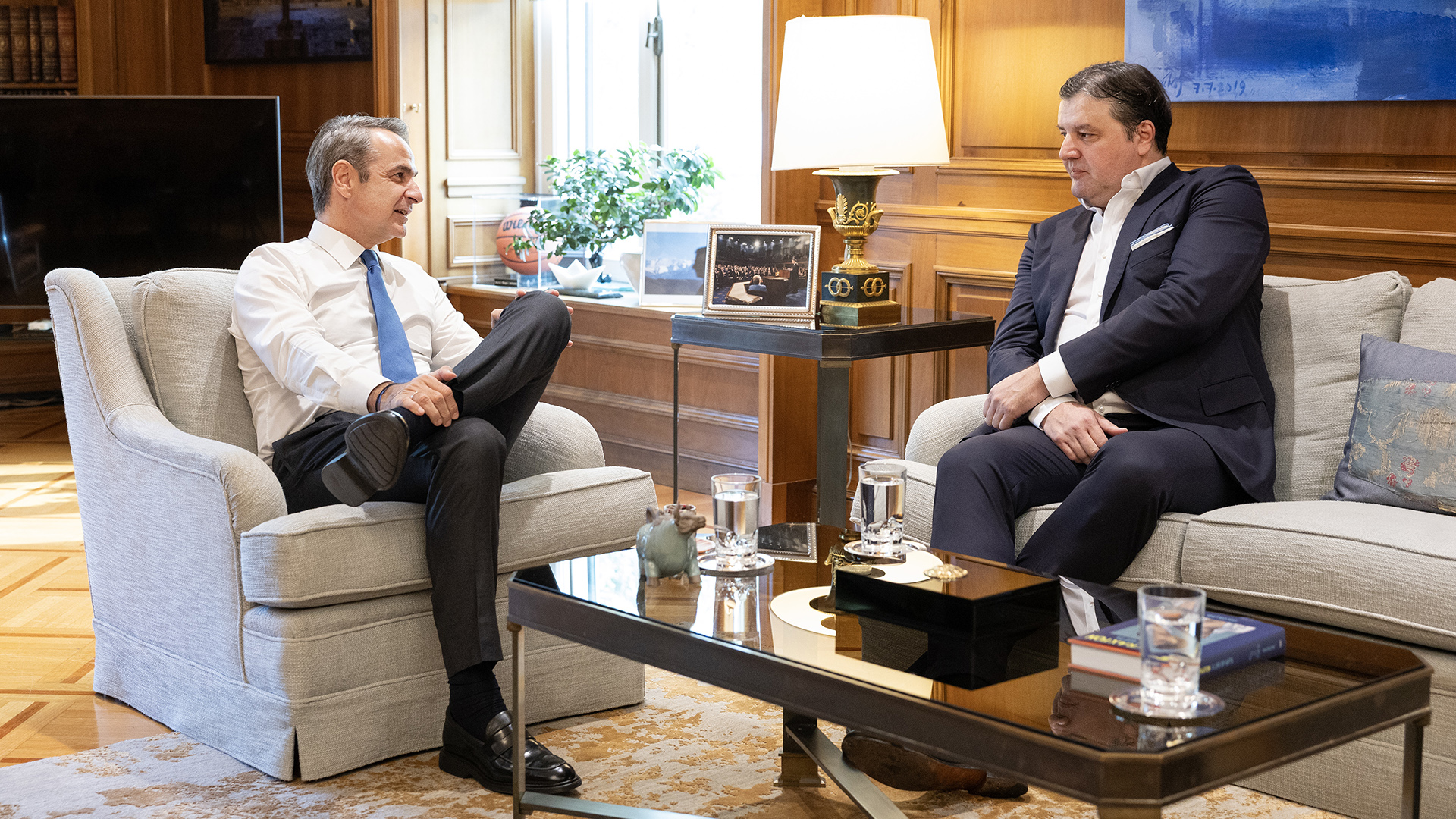 Συνάντηση-Μητσοτάκη-Μποντίρογκα-ενόψει-του-final-4-στην-Αθήνα